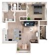 A1 Floor Plan at Zera at Reed Crossing